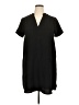 Lush Solid Black Casual Dress Size XL - photo 1