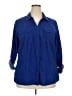 Studio Works Blue 3/4 Sleeve Blouse Size 2X - photo 1
