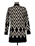 Cyrus Chevron-herringbone Black Cardigan Size 8 - photo 2