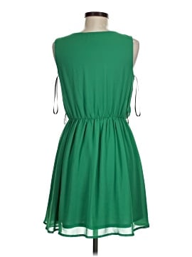 green dress thredup Green and pink tulip print dress main image 0