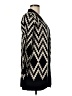Cyrus Chevron-herringbone Black Cardigan Size 8 - photo 4