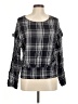 Express 100% Rayon Black Long Sleeve T-Shirt Size M - photo 1