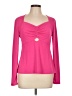 Bold Elements 100% Polyester Pink Long Sleeve Top Size L - photo 1