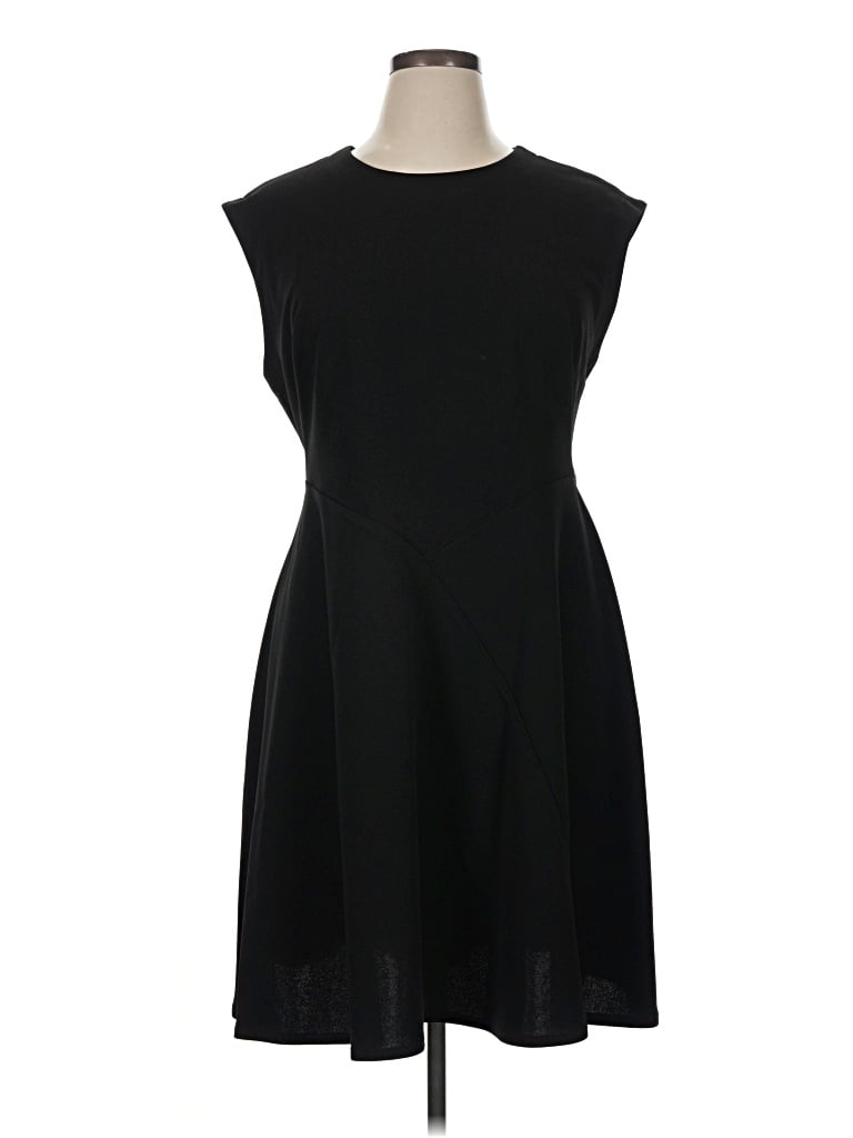 Pre-owned Calvin Klein Cocktail Dress In Black