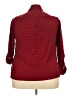 Studio Works Polka Dots Burgundy 3/4 Sleeve Blouse Size 2X - photo 2