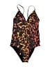 Stella McCartney Animal Print Orange One Piece Swimsuit Size XS - photo 1