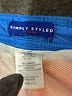 Simply Styled 100% Polyester Color Block Yellow Board Shorts Size 10 - 12 - photo 3