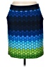 PREMISE Color Block Blue Casual Skirt Size 8 - photo 1