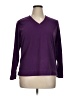 Made for Life 100% Polyester Purple Pullover Sweater Size XL - photo 1