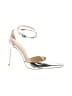 RAYE Metallic Silver Heels Size 10 - photo 1