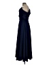 Shein Solid Blue Casual Dress Size L - photo 5