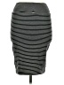 American Apparel Stripes Black Casual Skirt Size M - photo 2
