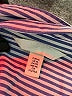 H&M Stripes Blue 3/4 Sleeve Button-Down Shirt Size XL - photo 6