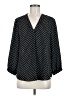 Vince Camuto 100% Polyester Polka Dots Black 3/4 Sleeve Blouse Size M - photo 1