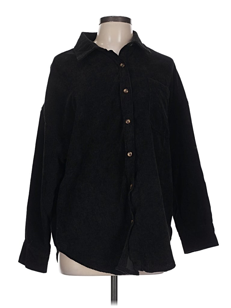Pre-owned Unbranded Fleece Jacket In Black