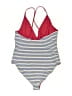 Unbranded Stripes Red One Piece Swimsuit Size MedEstimated - photo 2