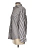 A New Day Stripes Silver Long Sleeve Blouse Size XS - photo 5