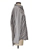 A New Day Stripes Silver Long Sleeve Blouse Size XS - photo 4