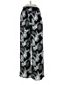 Blue Rain 100% Rayon Tropical Black Casual Pants Size S - photo 1