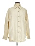 Unbranded 100% Polyester Ivory Gold Coat Size M - photo 1