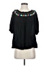 Assorted Brands 100% Rayon Black 3/4 Sleeve T-Shirt Size S - photo 1