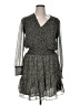 MICHAEL Michael Kors Animal Print Gray Cocktail Dress Size XL - photo 1