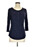 Unbranded Blue 3/4 Sleeve Top Size M - photo 1