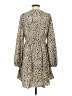 Shein 100% Polyester Animal Print Tan Casual Dress Size S - photo 2