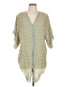Max Studio 100% Rayon Yellow Kimono Size L - photo 1