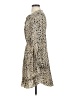 Shein 100% Polyester Animal Print Tan Casual Dress Size S - photo 5