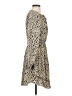 Shein 100% Polyester Animal Print Tan Casual Dress Size S - photo 4