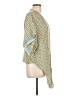 Max Studio 100% Rayon Yellow Kimono Size L - photo 4