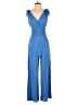 Lascana 100% Viscose Solid Blue Jumpsuit Size 36 waist - photo 1