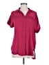 Vince Camuto 100% Polyester Pink Short Sleeve Blouse Size M - photo 1