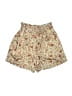 BTFL- Life 100% Polyester Floral Ivory Shorts Size S - photo 1