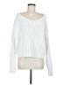 Hollister 100% Polyester White Pullover Sweater Size M - photo 1