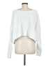 Hollister 100% Polyester White Pullover Sweater Size M - photo 2