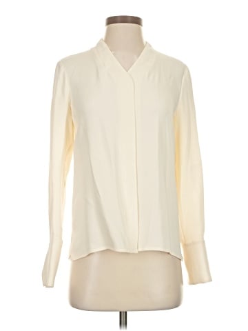 Carlisle Long Sleeve Silk Top (view 1)