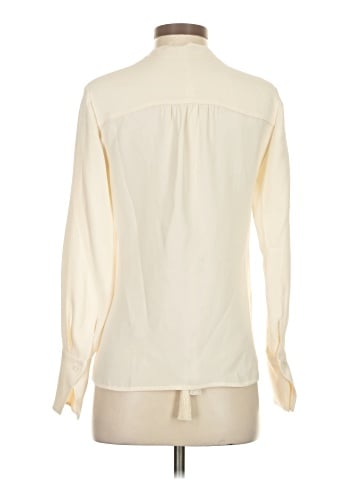 Carlisle Long Sleeve Silk Top (view 2)