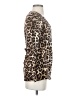 Aligne 100% Cotton Animal Print Brown Blazer Size EU 32 / US 2 - photo 4