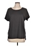Ideology Gray Short Sleeve Top Size L - photo 1