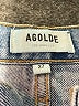 AGOLDE 100% Cotton Graphic Blue Jeans Size 27 waist - photo 7