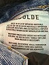 AGOLDE 100% Cotton Graphic Blue Jeans Size 27 waist - photo 8