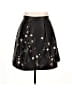 H&M 100% Polyester Floral Black Casual Skirt Size 14 - photo 1