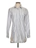 Athleta Silver Long Sleeve Button-Down Shirt Size XS - photo 1
