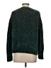 Christian Siriano 100% Polyester Metallic Green Pullover Sweater Size S - photo 2