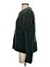 Christian Siriano 100% Polyester Metallic Green Pullover Sweater Size S - photo 5
