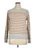 Ann Taylor LOFT Stripes Gray Pullover Sweater Size XL - photo 1
