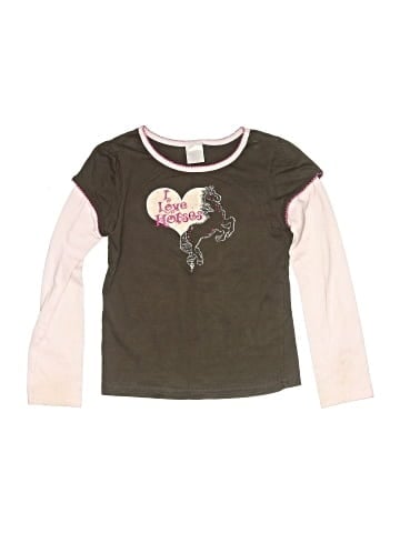 Little Miss Attitude Long Sleeve Top (view 1)