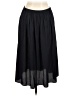 PREMISE 100% Polyester Solid Black Casual Skirt Size M - photo 1
